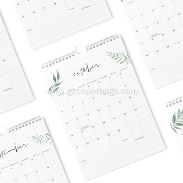 Customized Easy Planning 12-Month Vertical Wall Calendar Printing